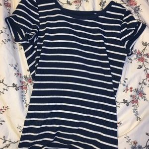 hollister striped tee